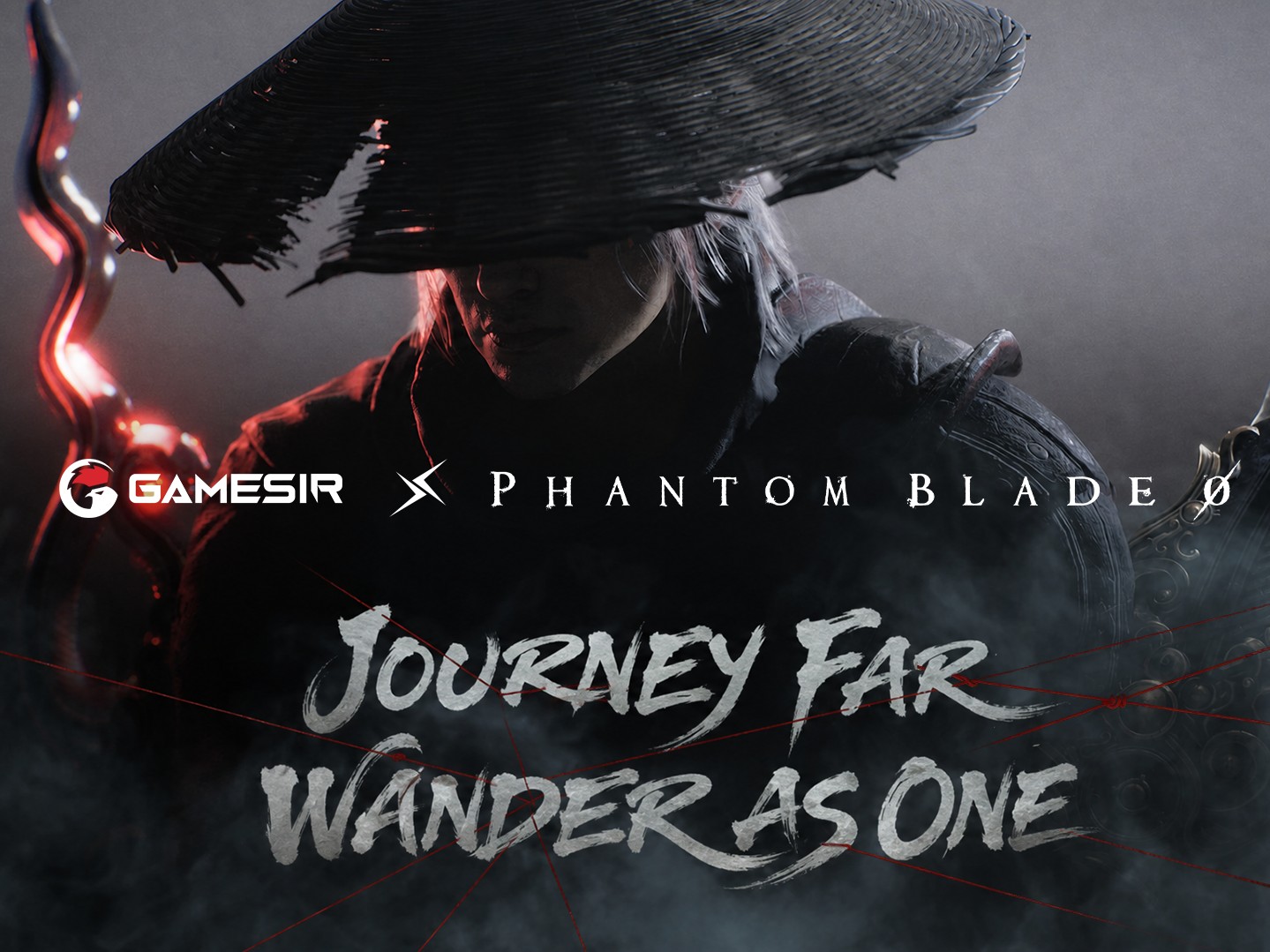 GameSir x Phantom Blade Zero Kollaboration Teaser-Bild, veröffentlicht von GameSirs offiziellen Social-Media-Kanälen am 12. August 2026